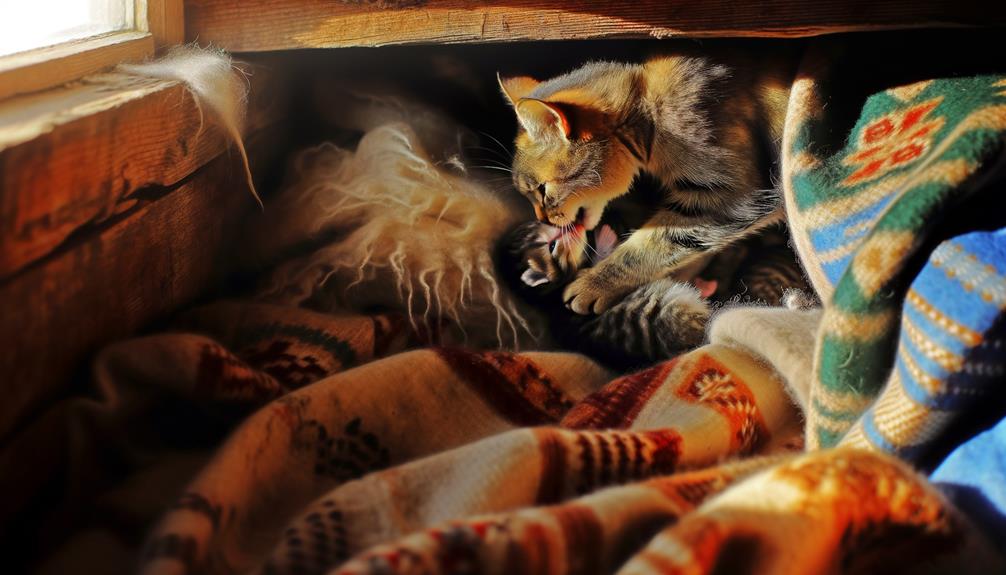 cat moving kittens frequently