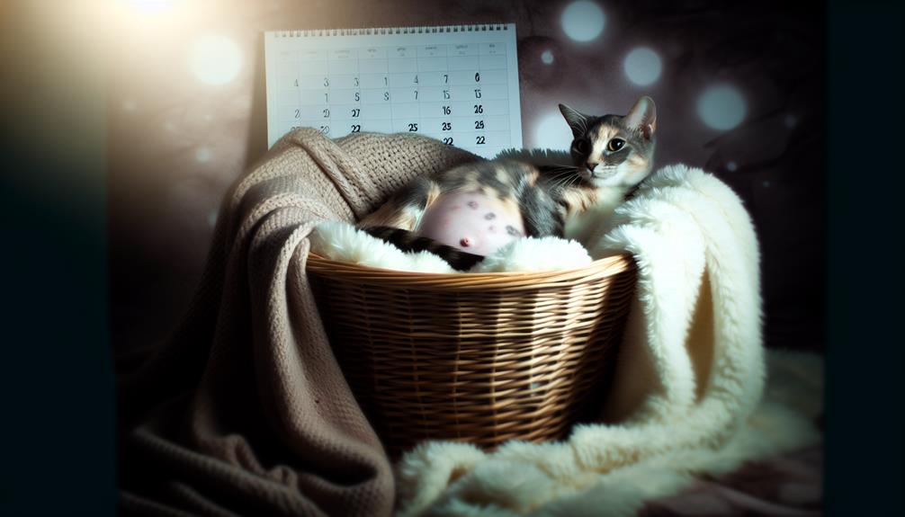 cat pregnancy duration varies