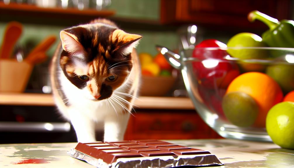 cats and chocolate toxicity