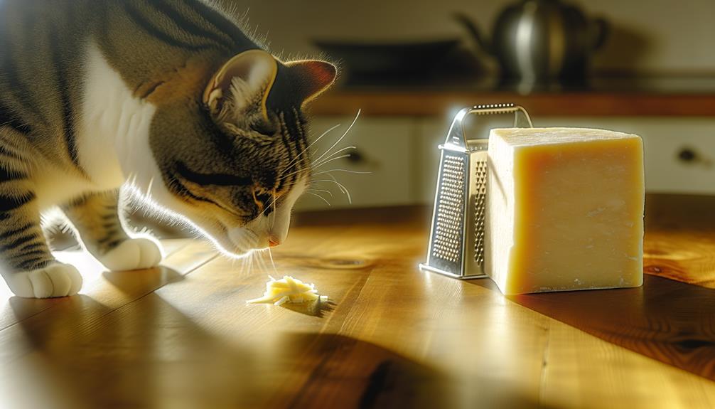 cats and parmesan cheese