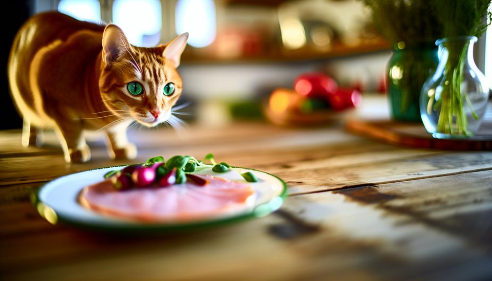cats can eat ham