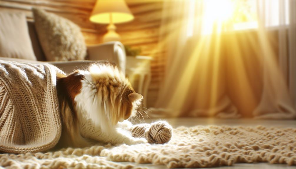 cats knead for comfort