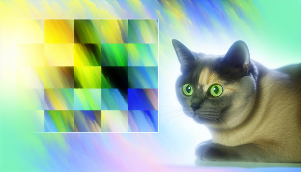 cats see limited colors