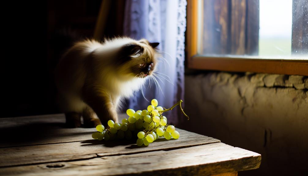 cats should avoid grapes