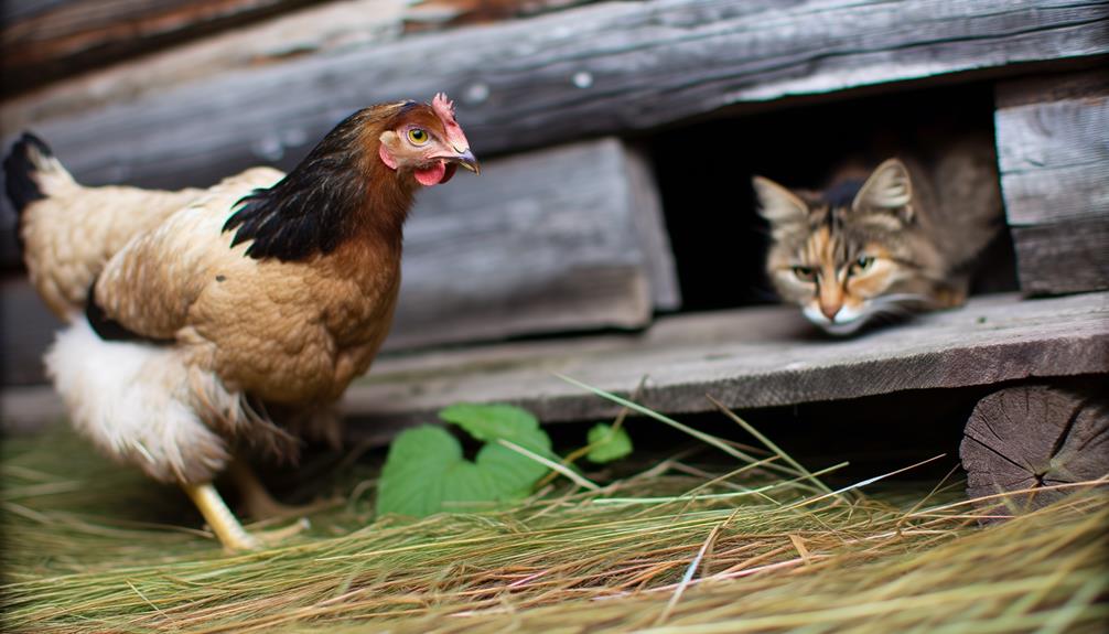 chickens susceptibility to threats