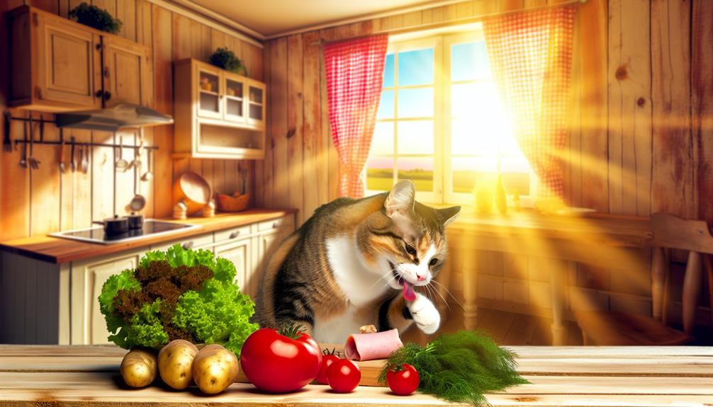 ham as cat treats