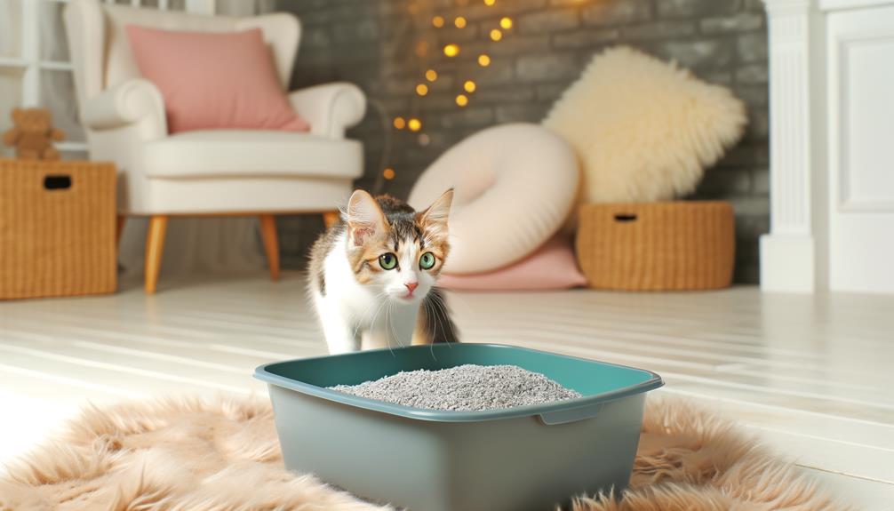 introducing cat to litter