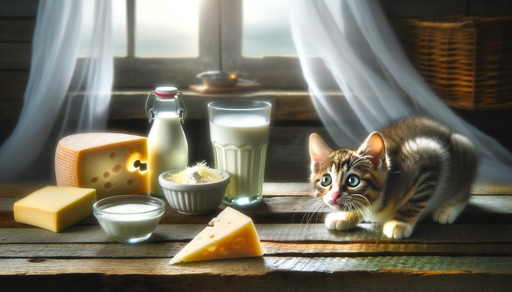 kittens love dairy treats