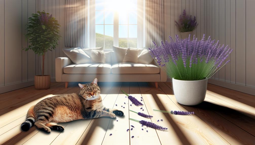 lavender s calming effects feline