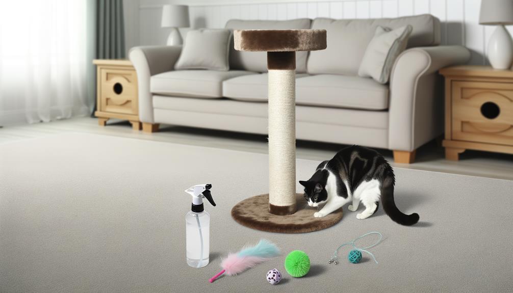 prevent cat carpet scratching