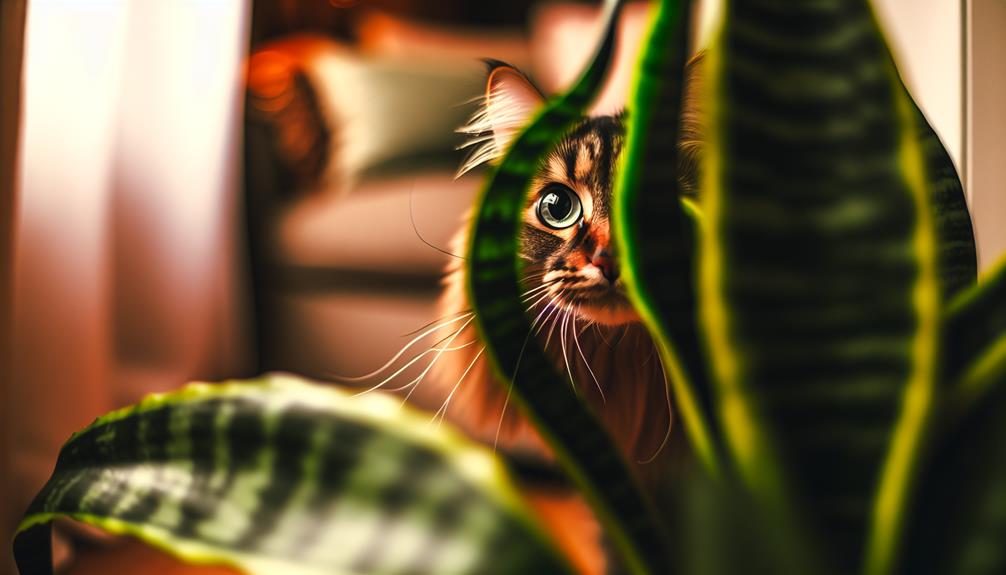 snake plants toxic cats