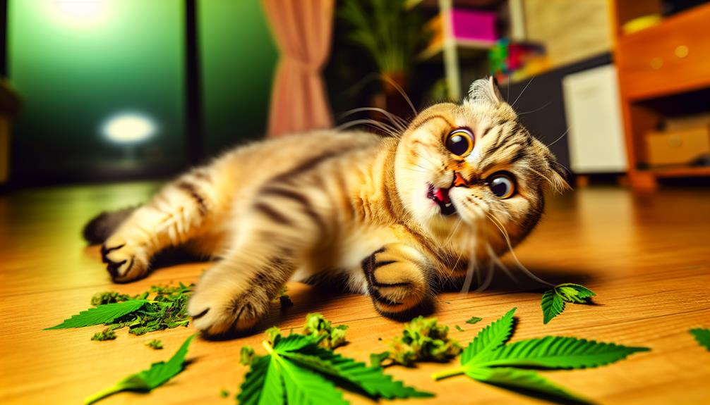 stimulates playful feline behavior