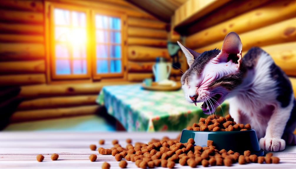 toothless cats and dry food