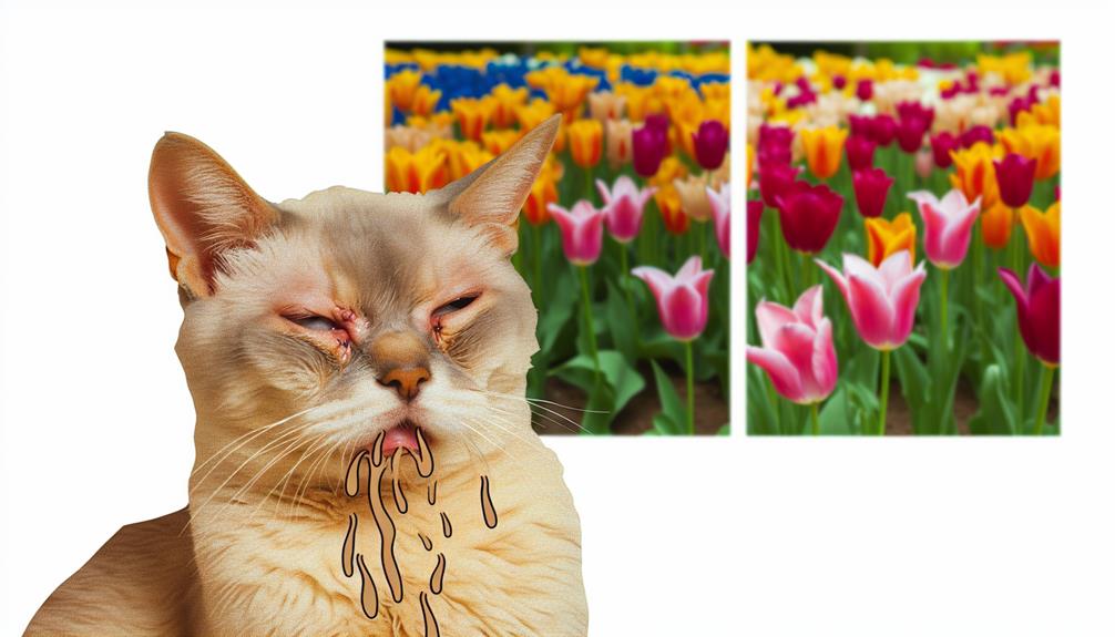 tulip plant toxicity symptoms
