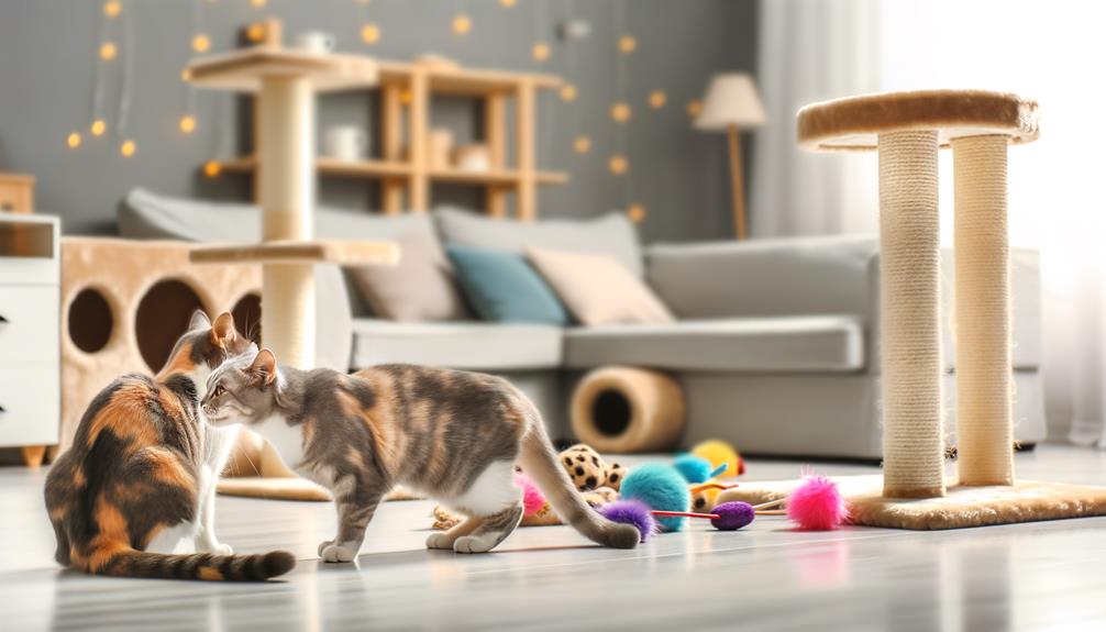 welcoming adult cats home