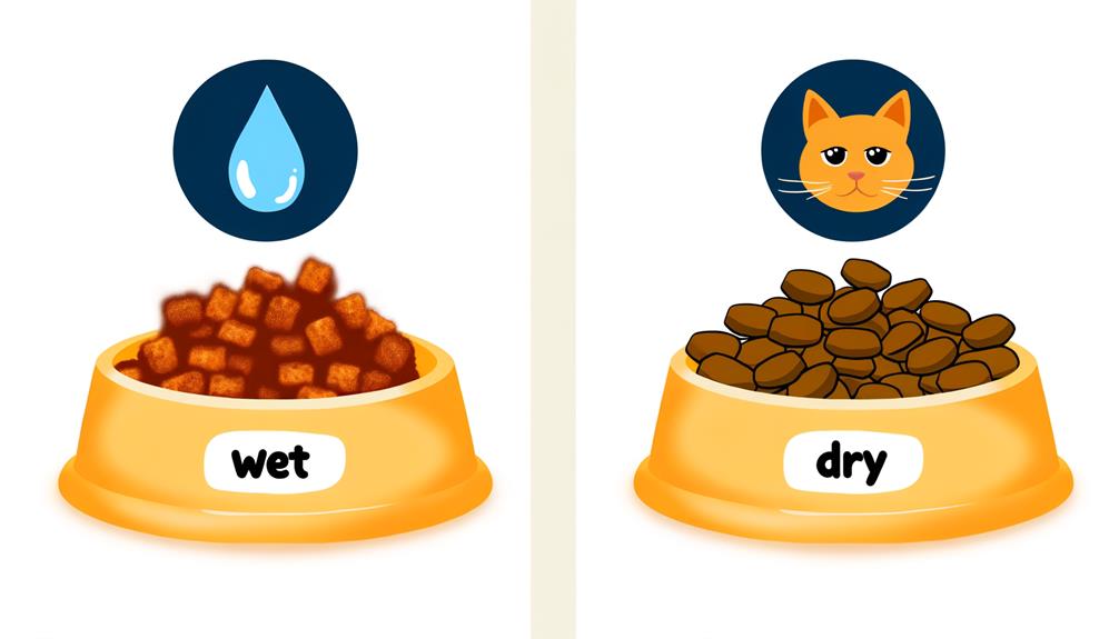 wet versus dry cat food